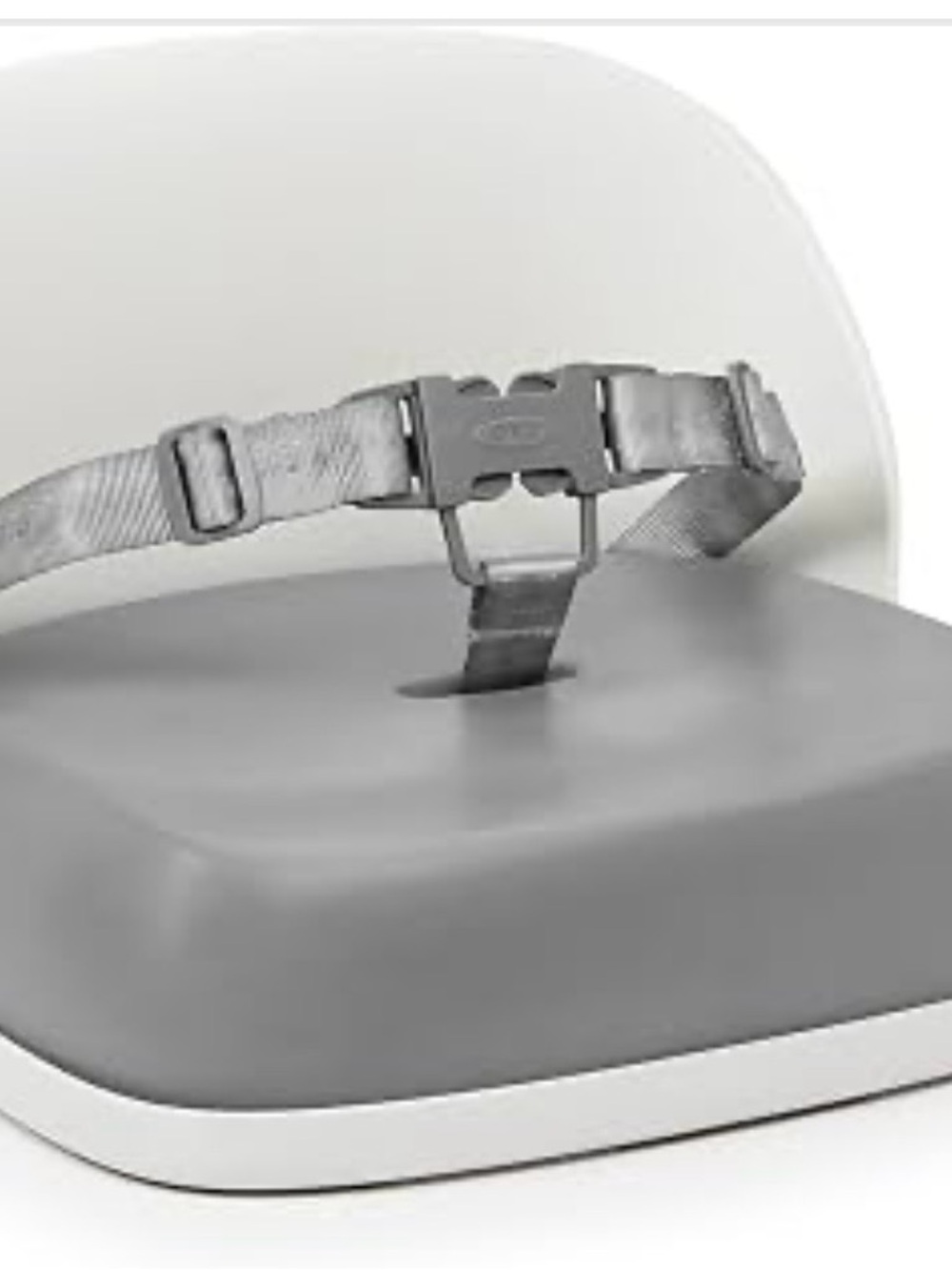 OXO Tot Perch Toddler Booster Seat for Kitchen Chair with Straps, Gray